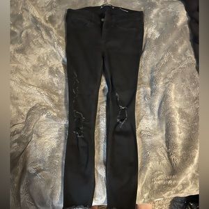 Hollister Black Low Rise Super Skinny Jeans